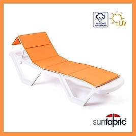 Katlanır Yüzer Şezlong Minderi - Turuncu (Portakal) Renk