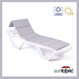 Katlanır Yüzer Şezlong Minderi - Gri Renk