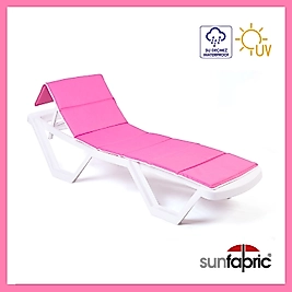 Katlanır Yüzer Şezlong Minderi - Pembe Renk