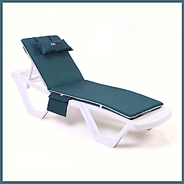 Şezlong Minderi - Koyu Yeşil Renk