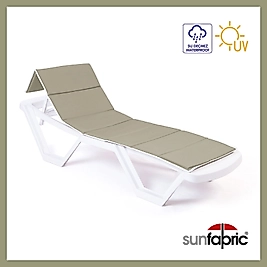 Katlanır Yüzer Şezlong Minderi - Açık Haki Renk