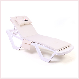 Şezlong Minderi - Krem Renk