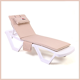 Şezlong Minderi - Bej Renk