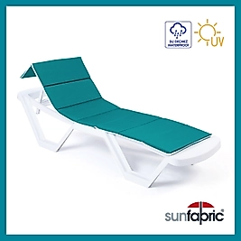 Katlanır Yüzer Şezlong Minderi - Petrol Mavi