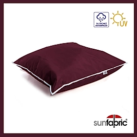 Plaj Minderi Bordo Renk (100x100 cm)